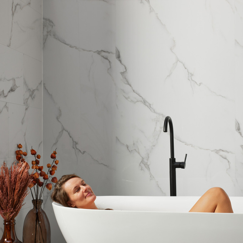 Panneau de douche en PVC Trapani Gloss 260 x 120 cm DUMAWALL XL