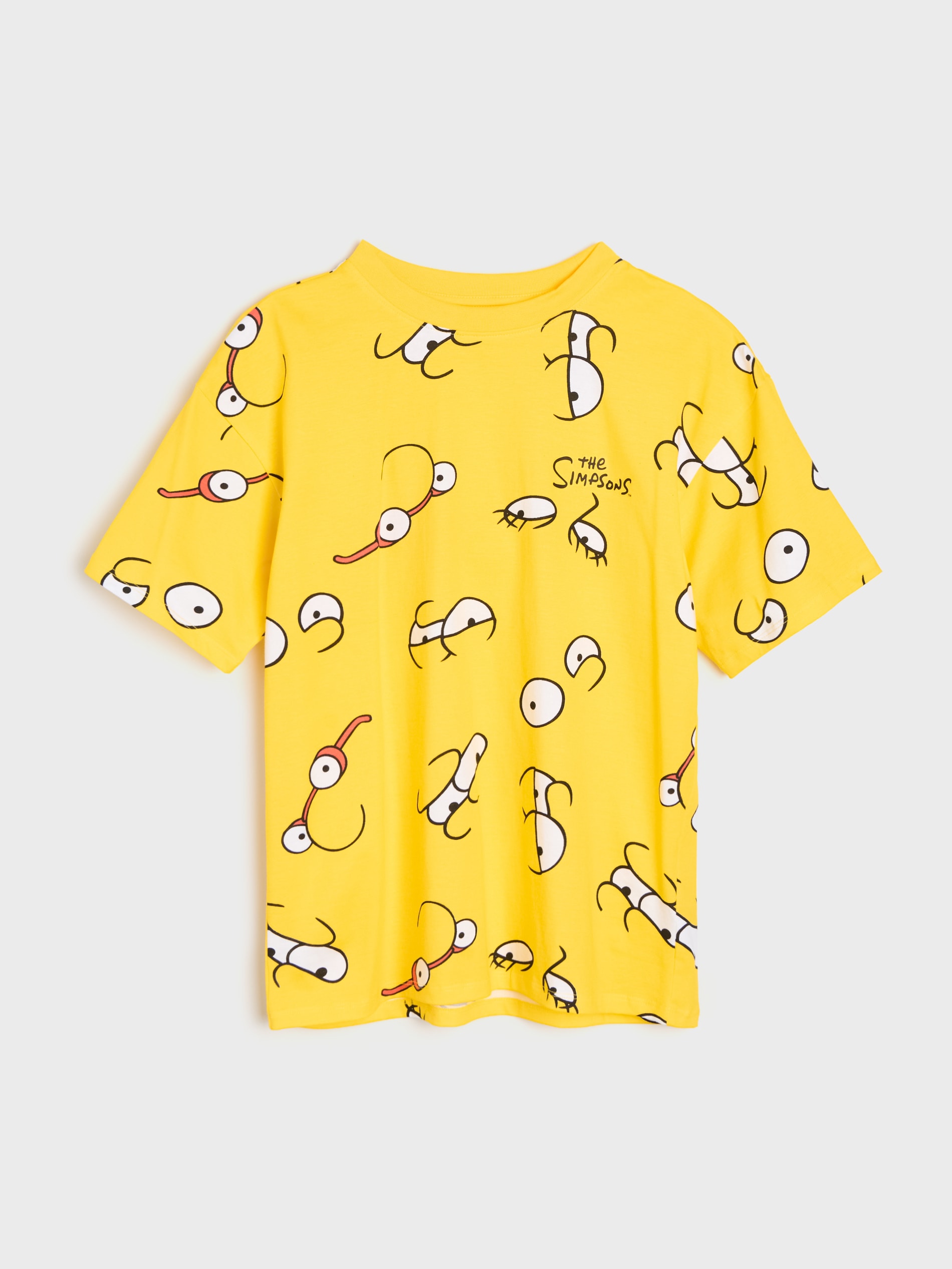 Bawełniana koszulka oversize z nadrukiem The Simpsons
