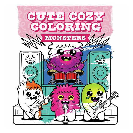 Cute Cozy Colouring: Monsters