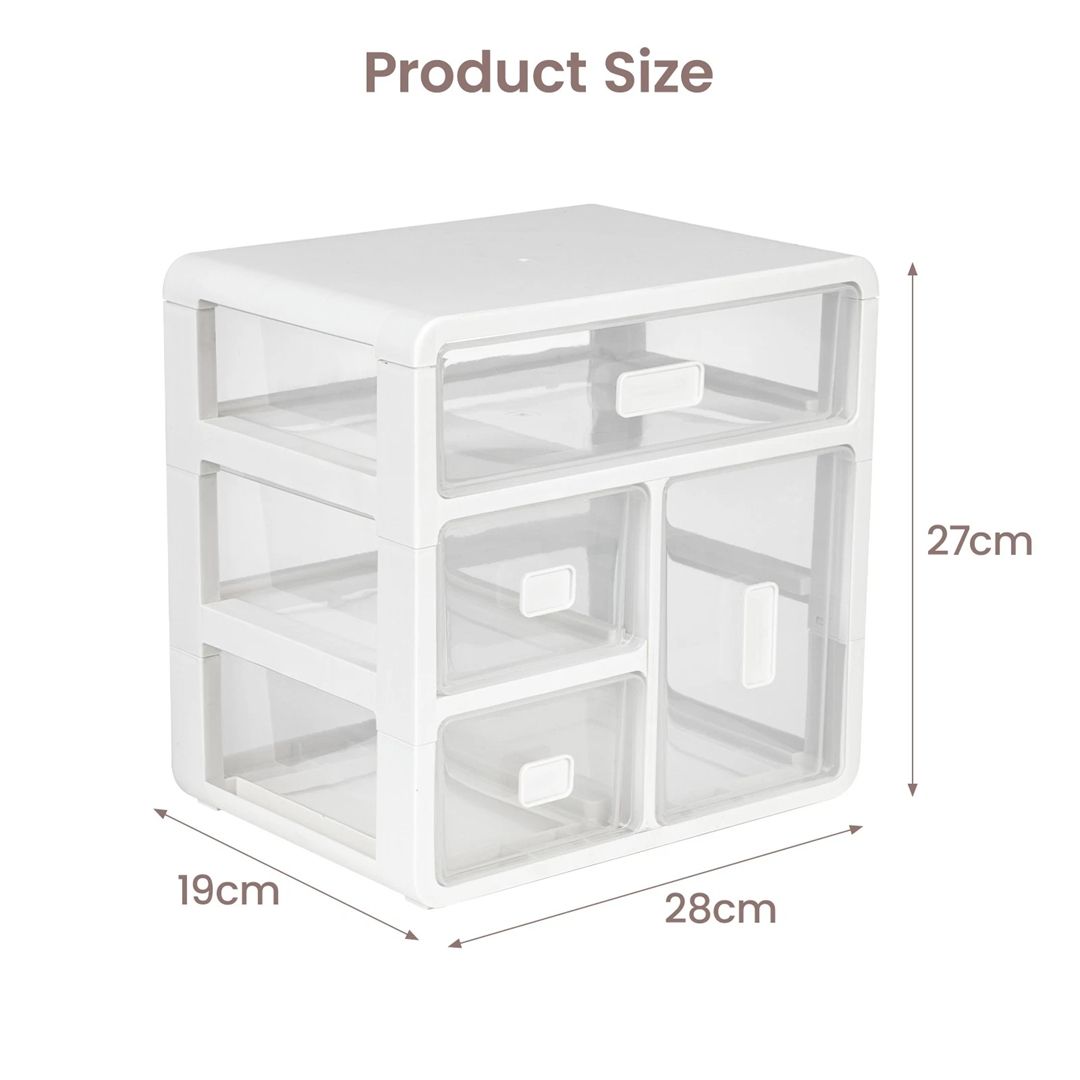 Nordara 3-Tier Desktop Medicine Storage Organiser Box