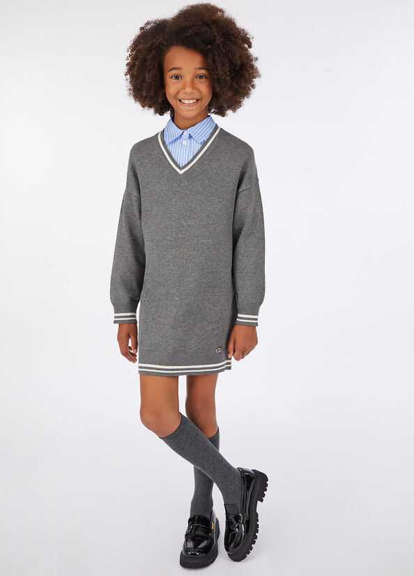 Abito corto in maglia