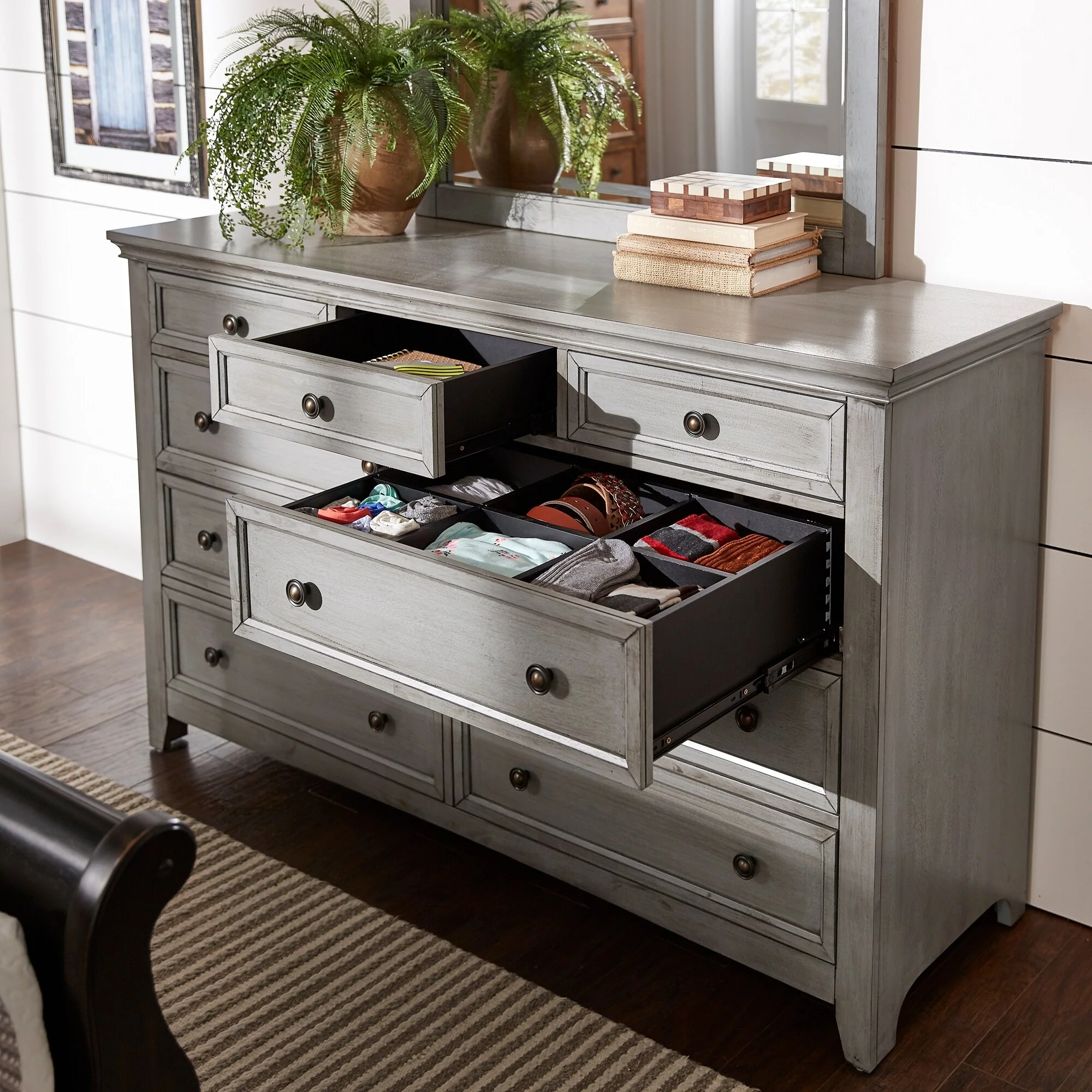 Varenna 9-Drawer Wood Modular Storage Dresser