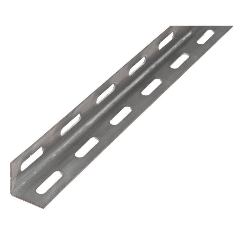 Cornière perforée en acier galvanisé 27 x 27 x 1,5 mm 1 m ALBERTS