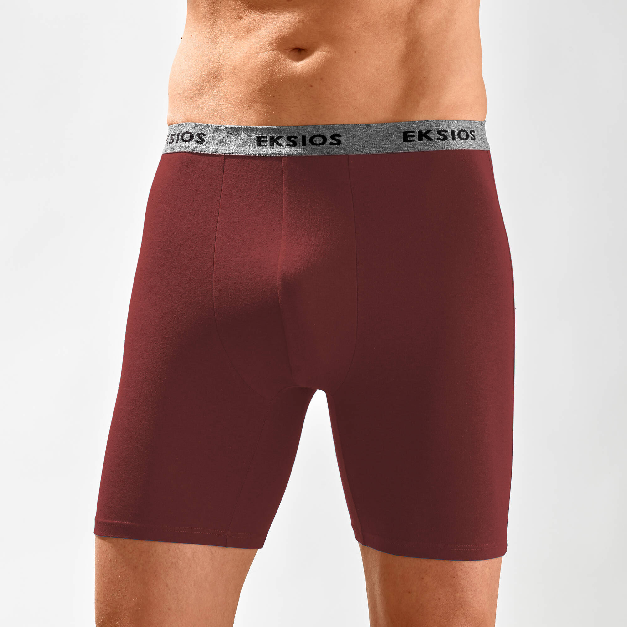 Boxer long coupe short - lot de 2