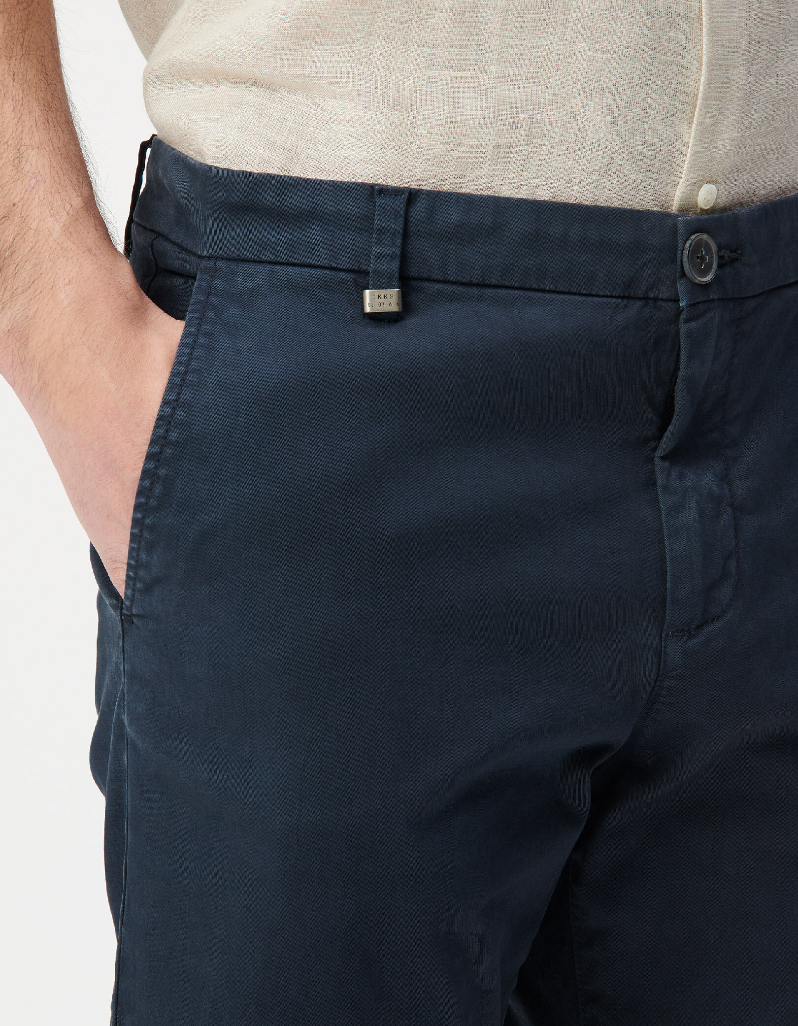 Bermuda CHINO marine Homme