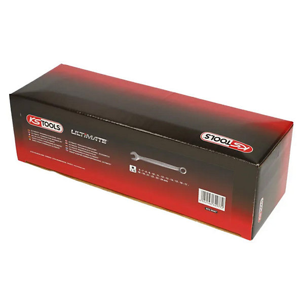 KS Tools - 922.0047 - Boîte de 18 clés mixtes métriques, 6-24 mm