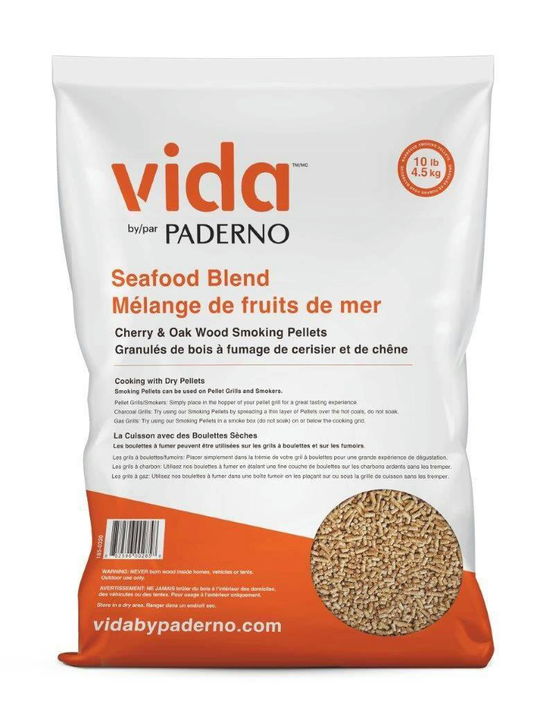 Vida by PADERNO Seafood Blend BBQ Smoking Pellets