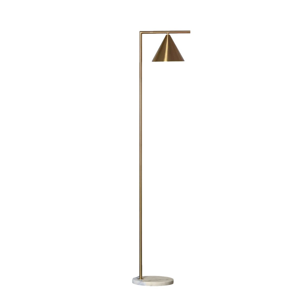 Lampa podłogowa złota Valentino 1xE27x40W wym:150x25x34cm Abruzzo