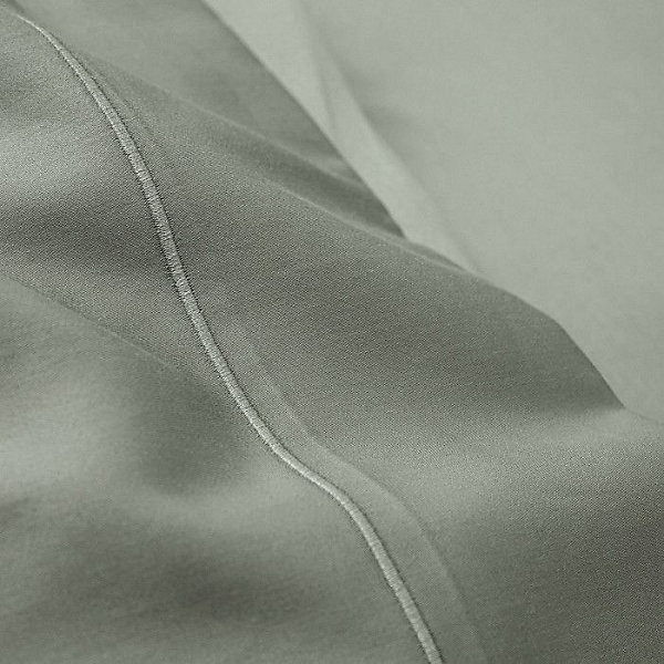 Drap plat percale de coton peigné 