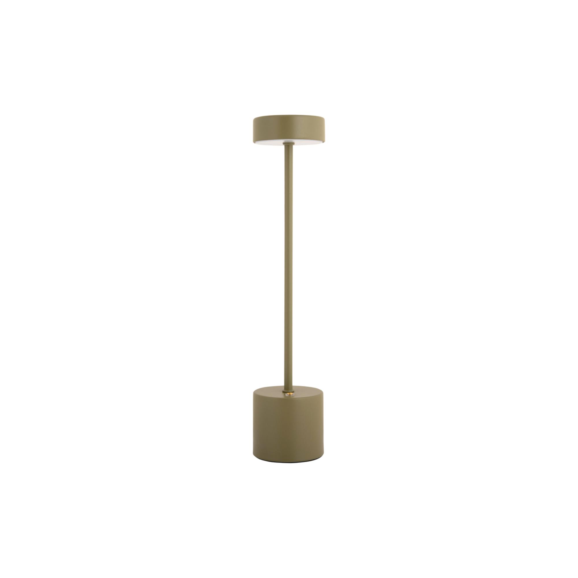 Leitmotiv tafellamp Ganar LED - groen - Ø8cm