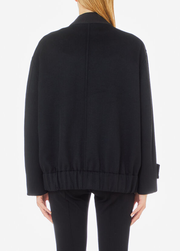 Bomber in misto lana