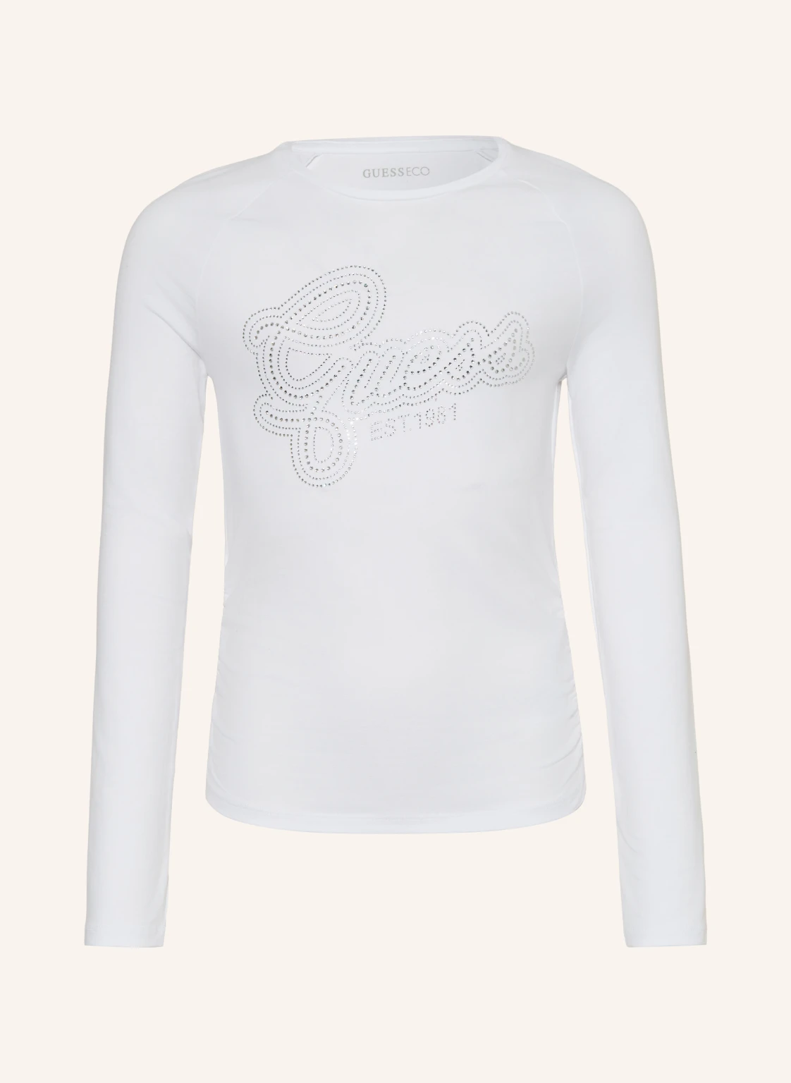 GUESS Longsleeve mit Schmucksteinen