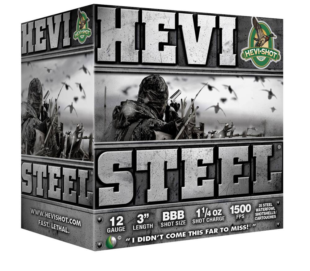 Hevi-Steel 12-Gauge 3-in #BB Waterfowl Ammunition, 1-1/4-oz