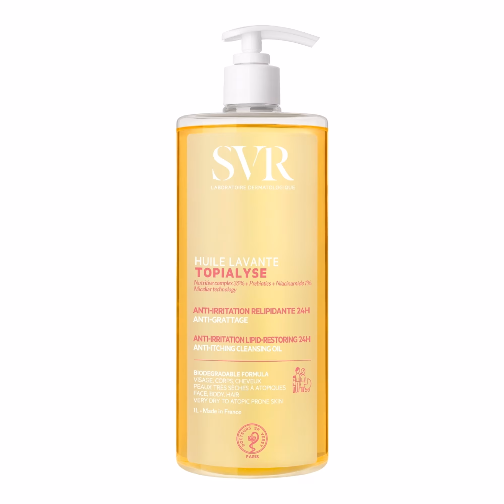 TOPIALYSEHuile lavante anti-irritation relipidante 24h