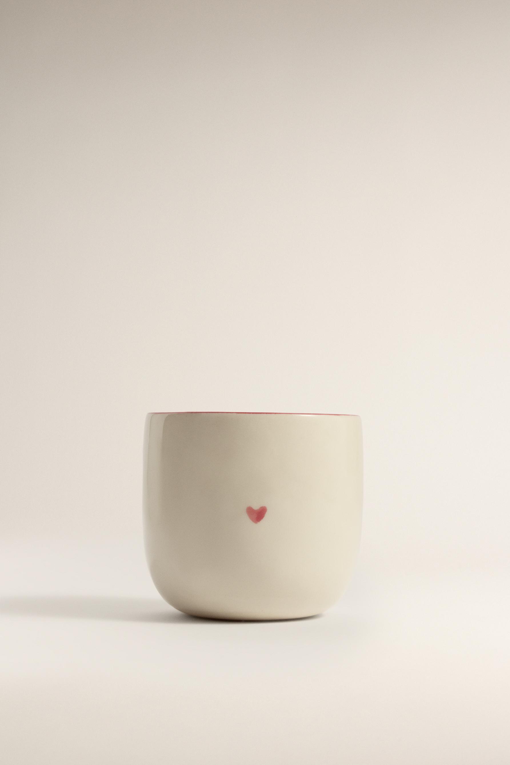 Taza mini corazones