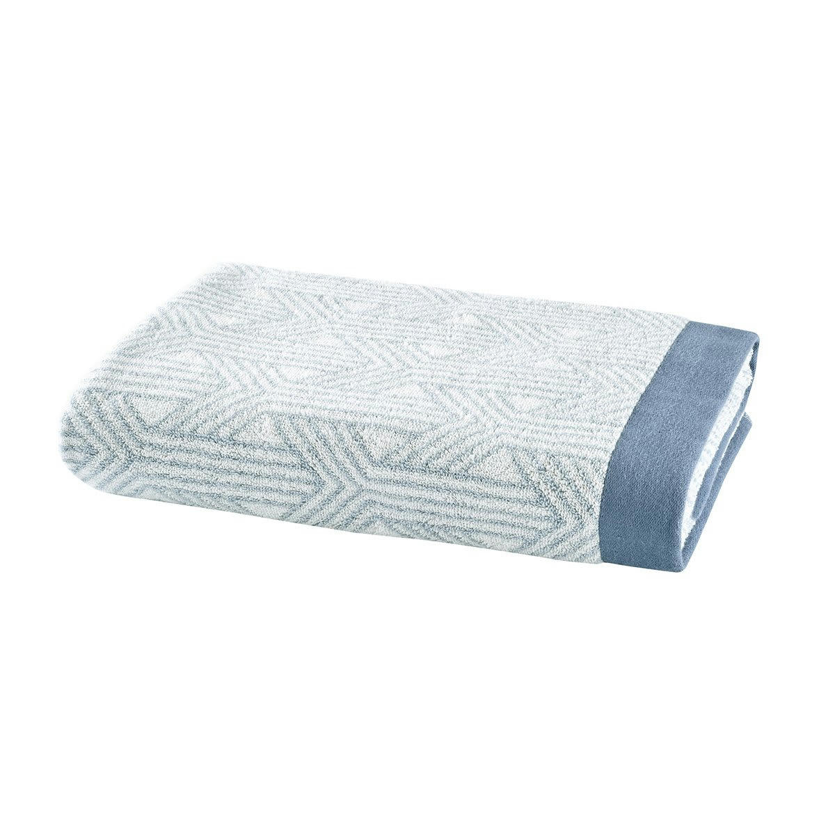 NOUAGE - Drap de douche coton bleu clair 70x140 cm