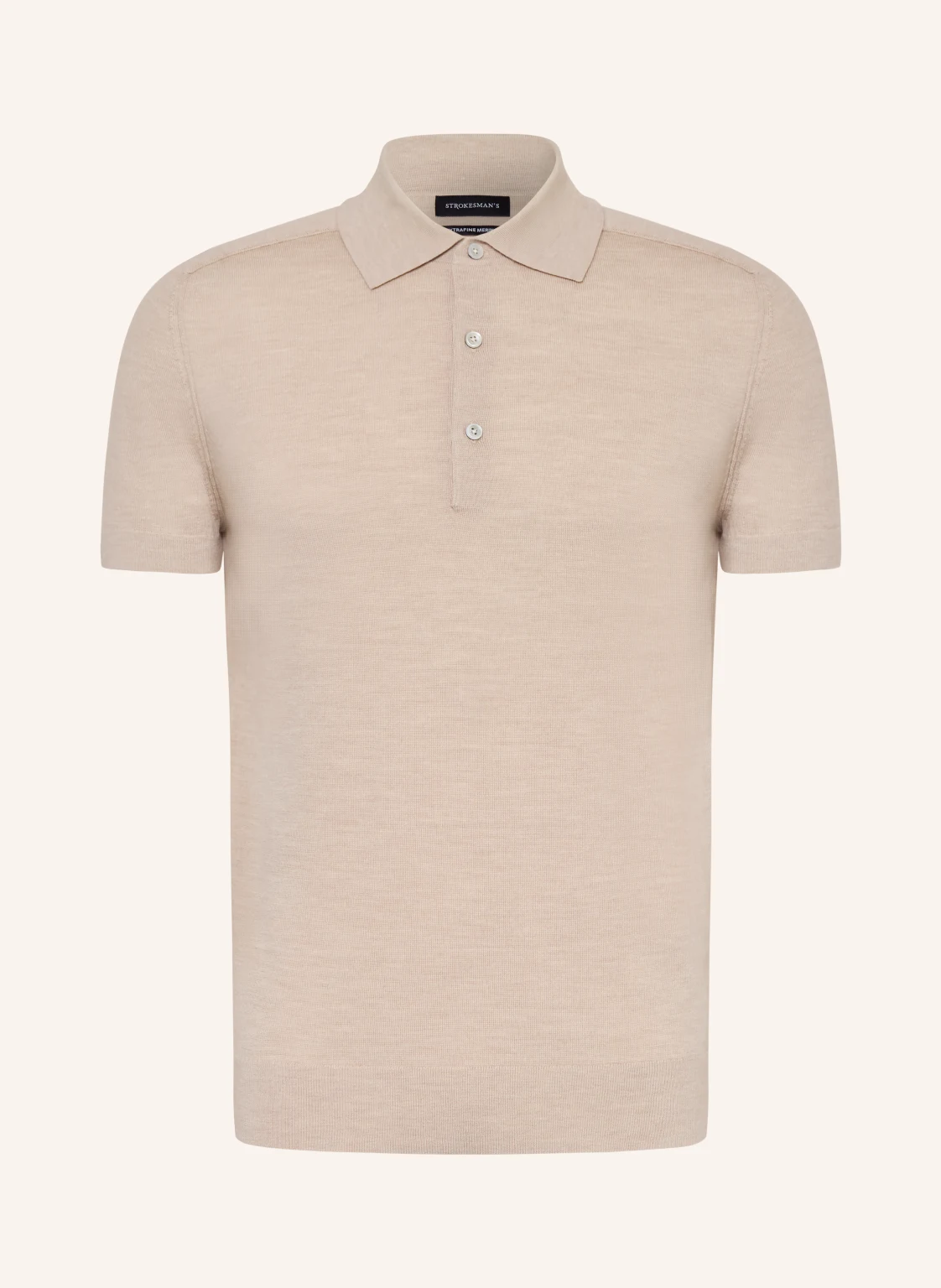STROKESMAN'S Strick-Poloshirt