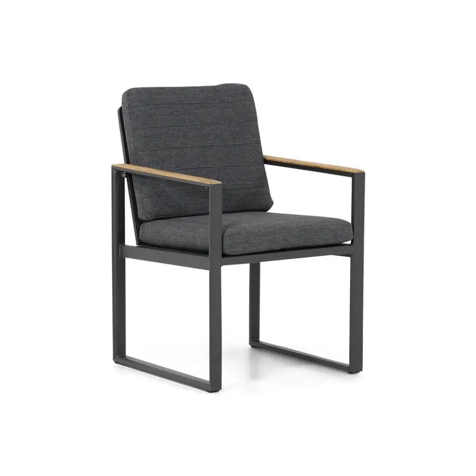 Tuinset 4 personen 180 cm Aluminium Grijs Santika Furniture Soray