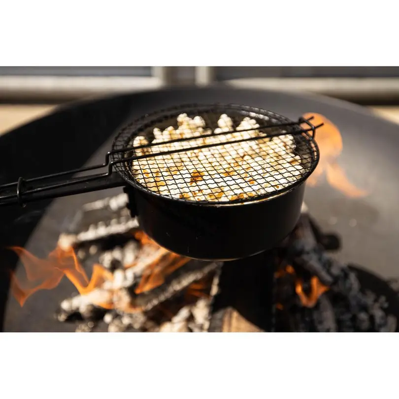Grillpfanne Popcorn