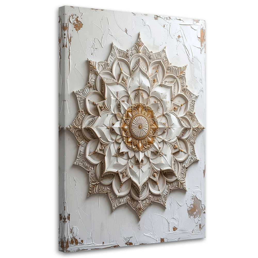 Obraz do salonu sypialni biura gabinetu, Mandala Zen Spa Orientalny 20x30