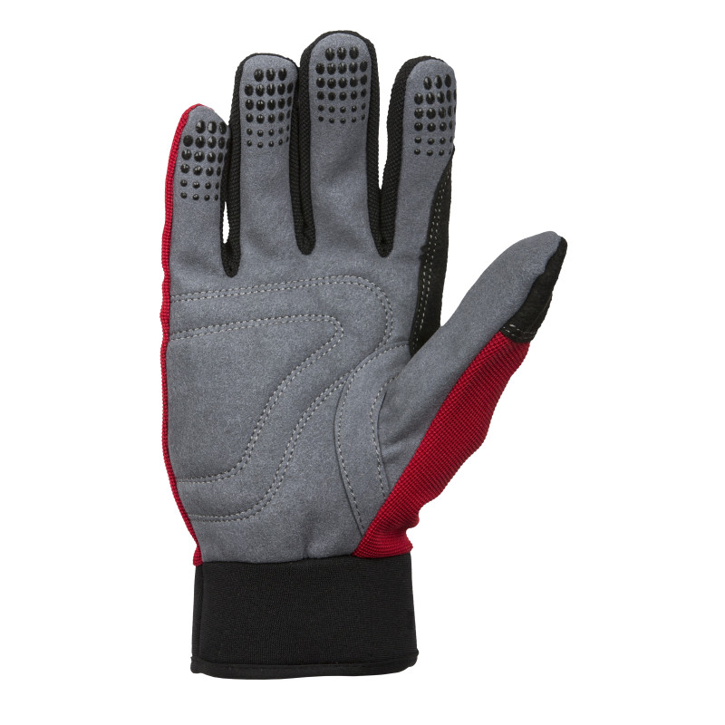 Paire de gants de jardin rouges et noirs taille 10 GERIN