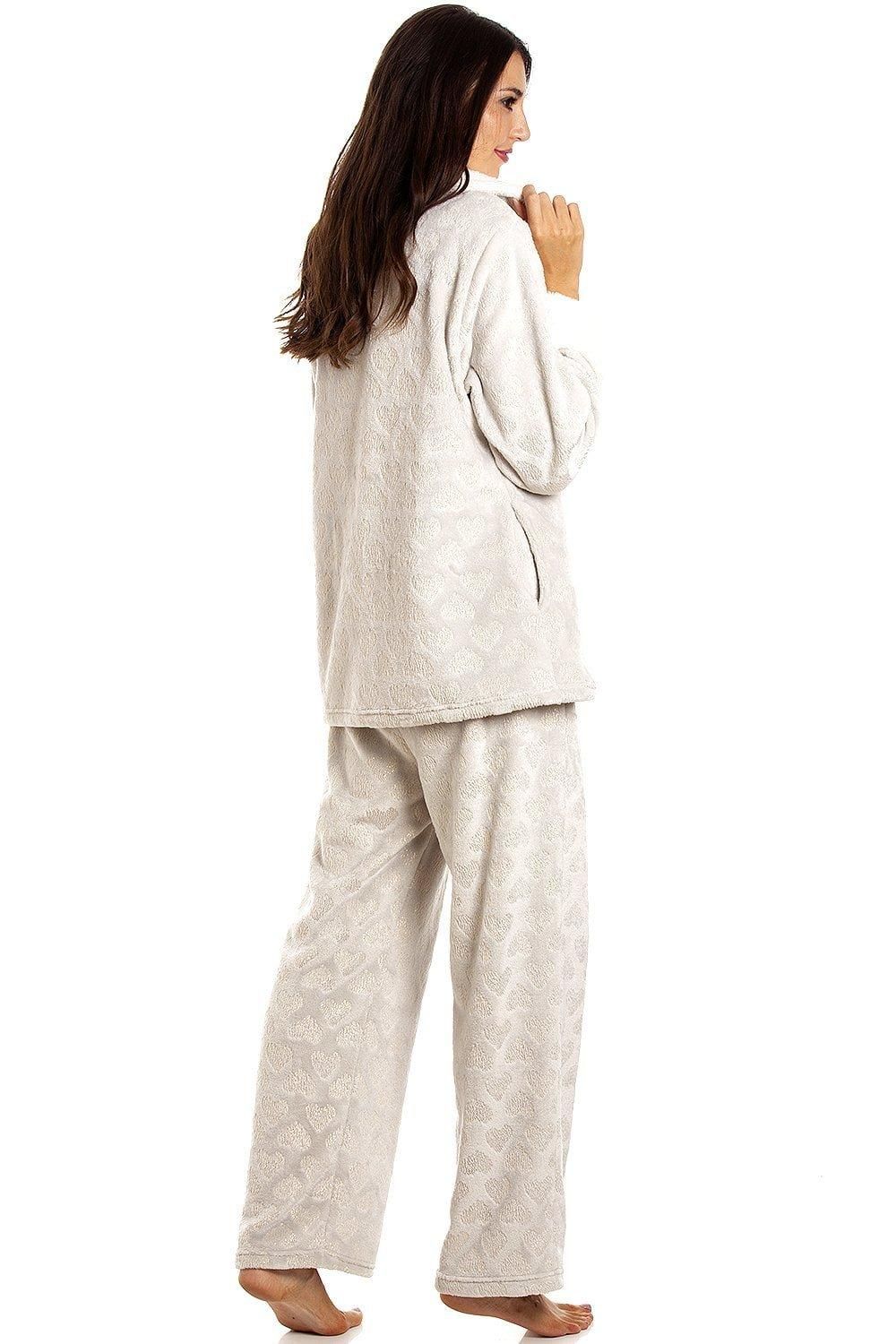 Camille Supersoft Glitter Heart Pyjama Set