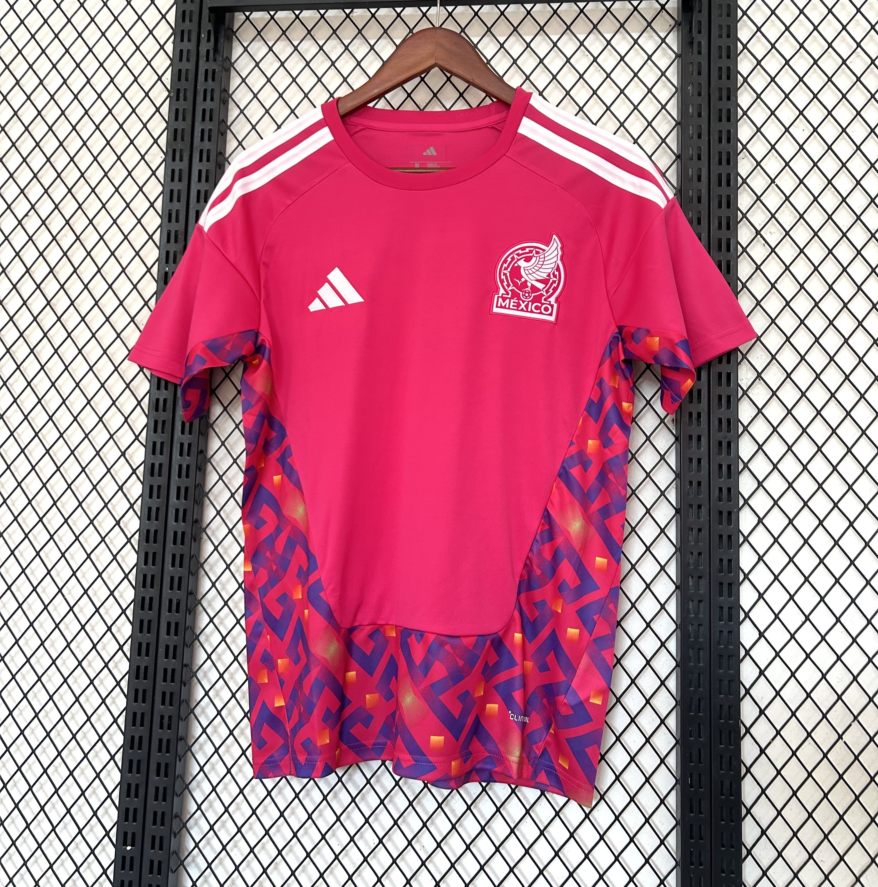 Mexico National Team Adidas 2026 Away Jersey - Magenta / Purple