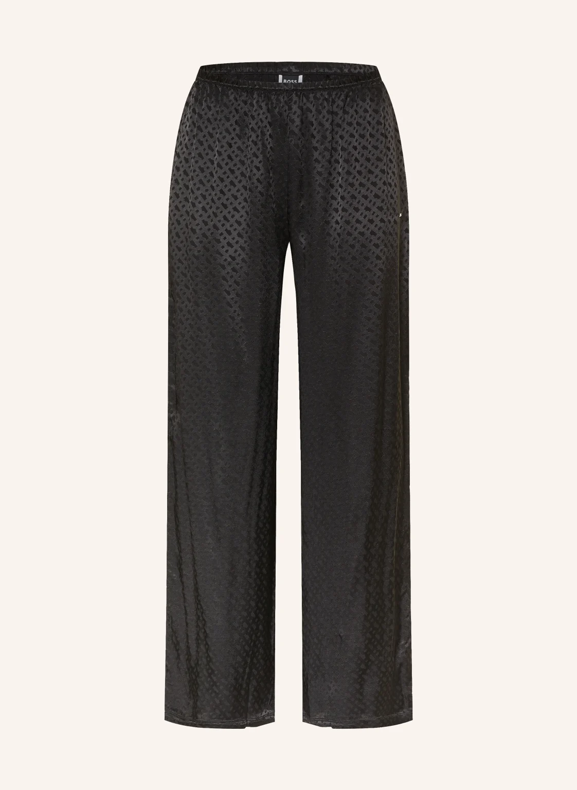 BOSS Schlafhose MONOGRAM aus Satin