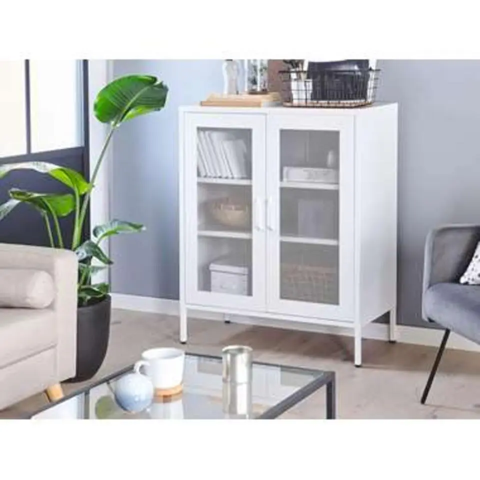 WAKATIPU - Sideboard - Wit - Staal