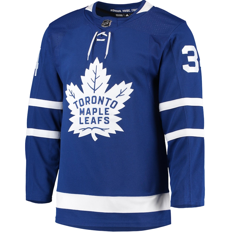 Auston Matthews Toronto Maple Leafs adidas Home Primegreen Authentic Pro Player - Jersey - Blue