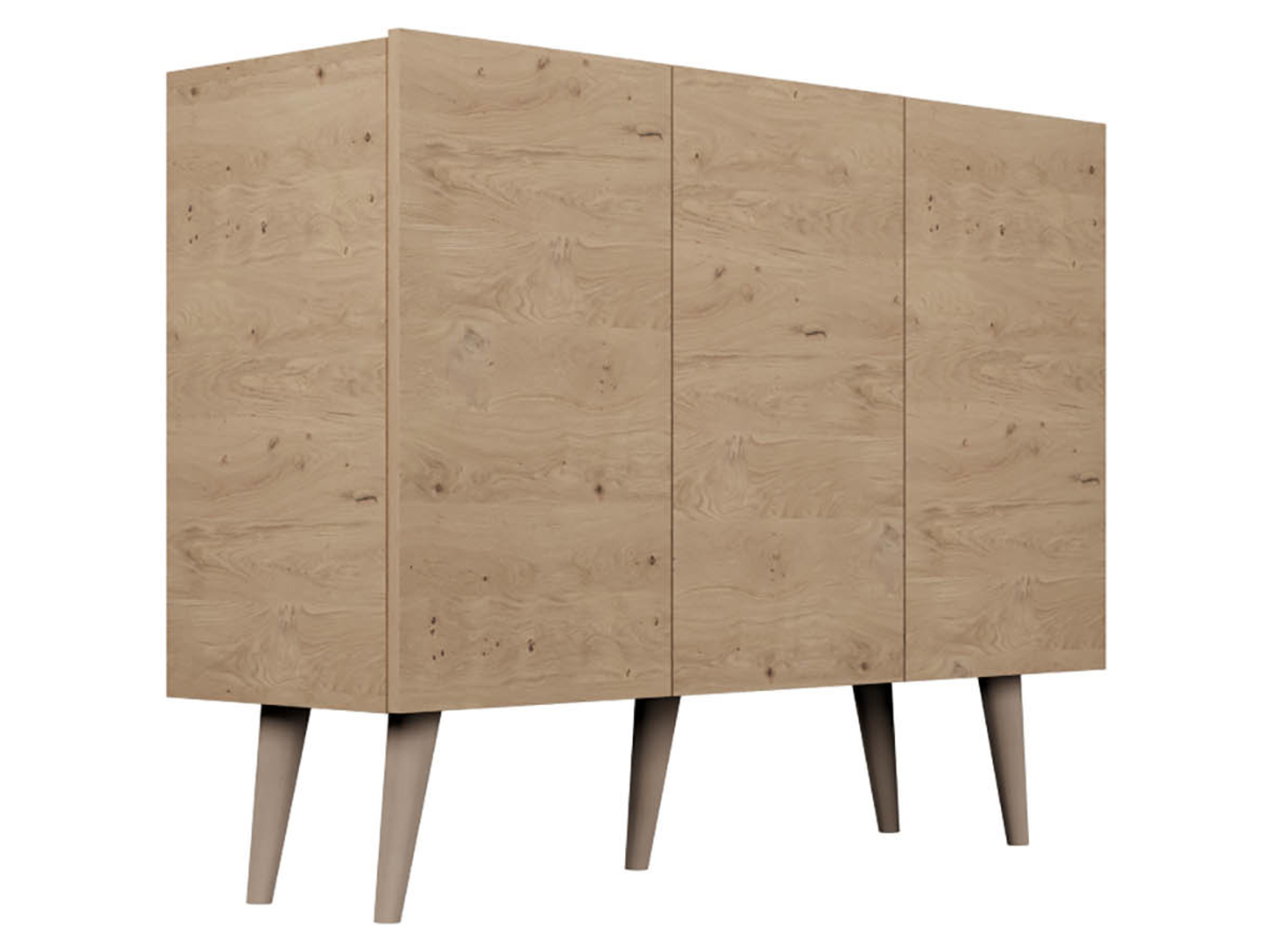Szafka Toronto 120 cm trzydrzwiowa dąb artisan