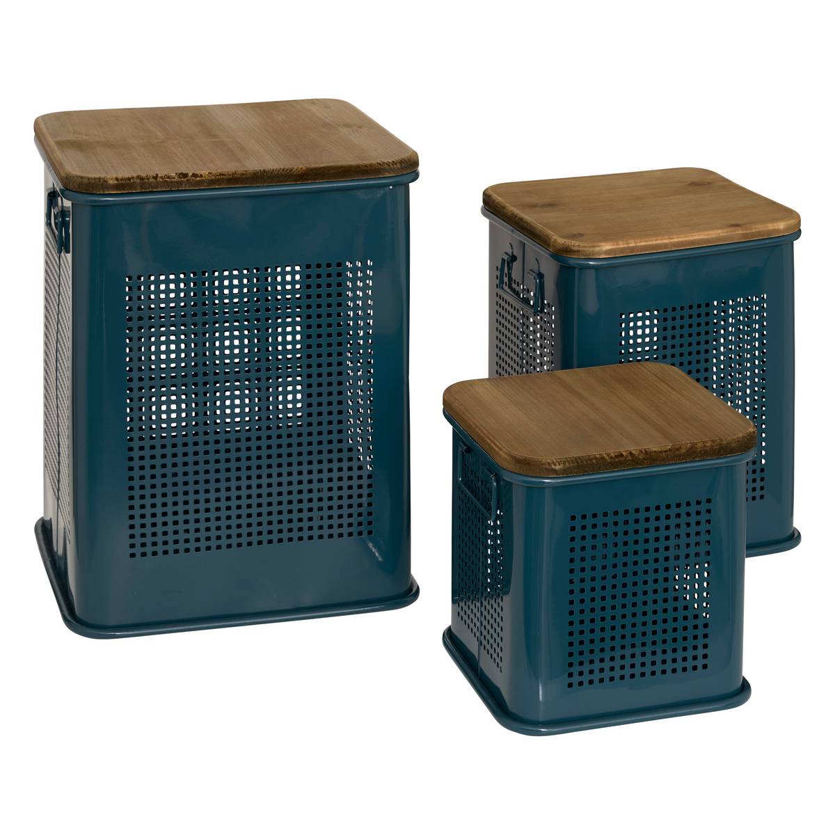 Set of 3 "Azar" Chests 46.5x35 cm