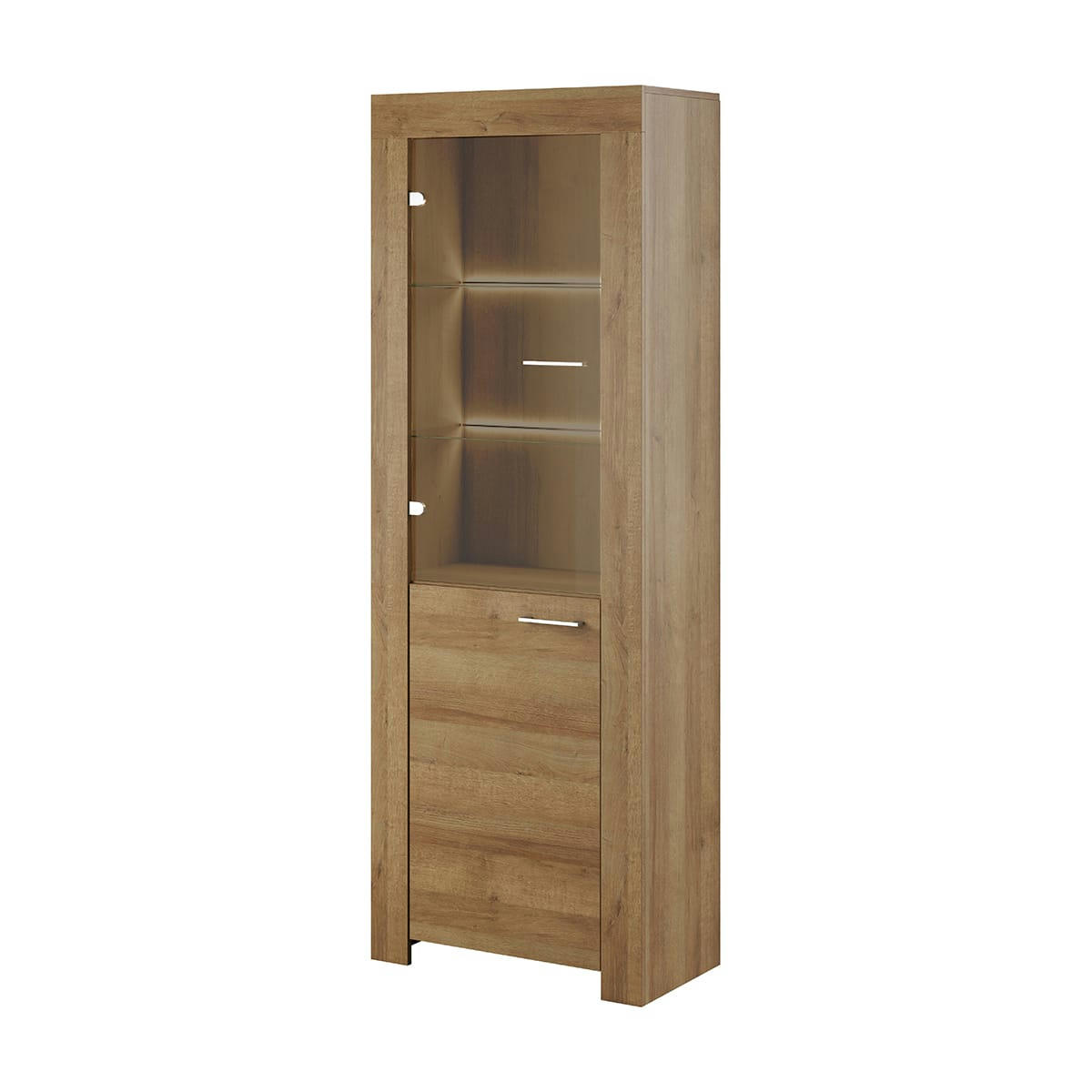 - Vitrine 1 porte naturelle