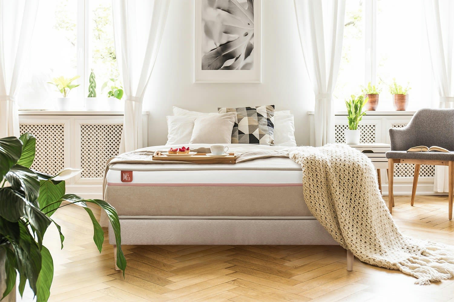 LE SOYEUX - Matelas 180x200 Ressorts et mémoire de forme - Equilibré