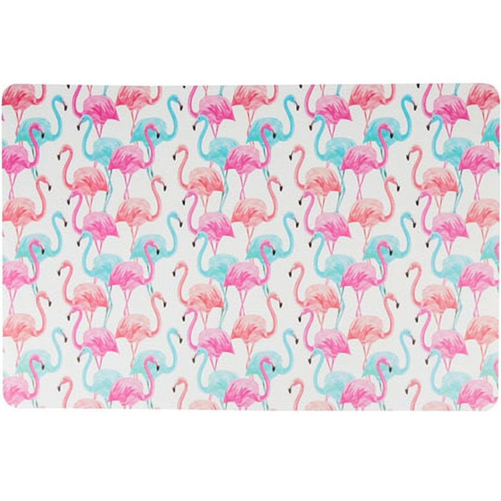 - Set de table rectangulaire flamants roses 43,5x28,5cm