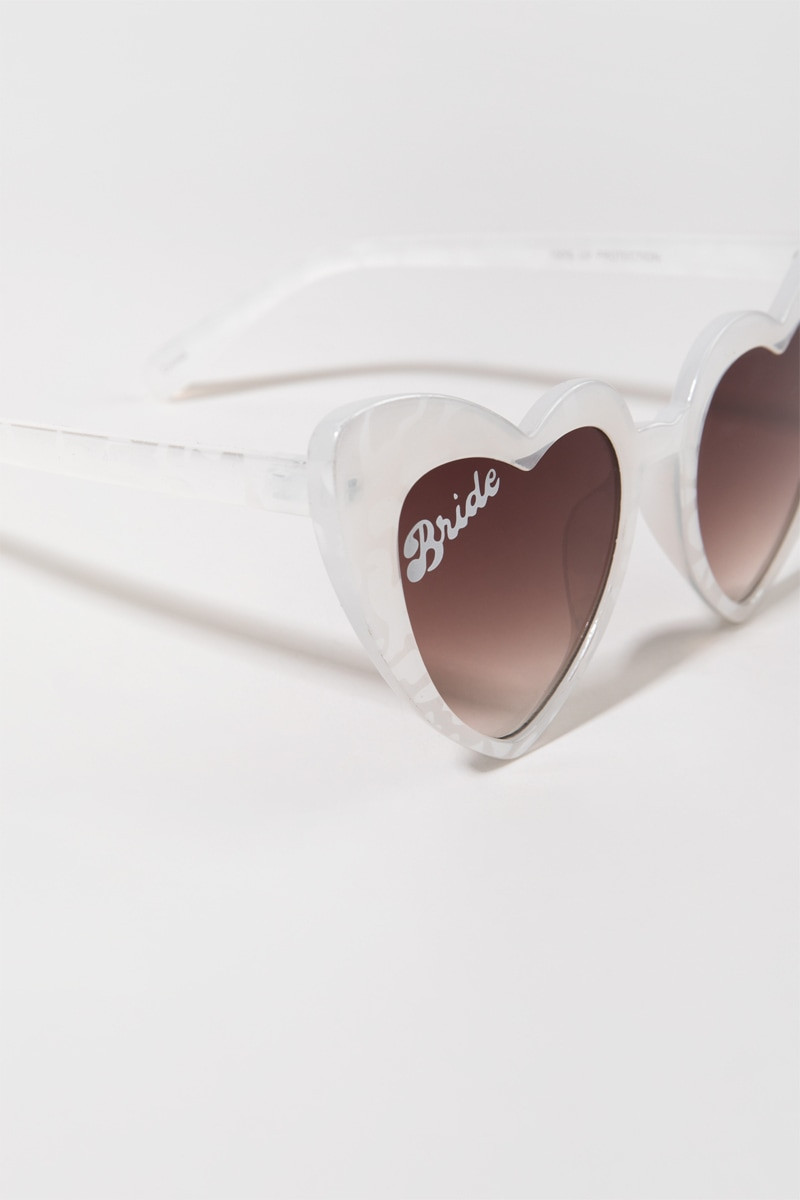 Leah Heart Shaped Sunglasses