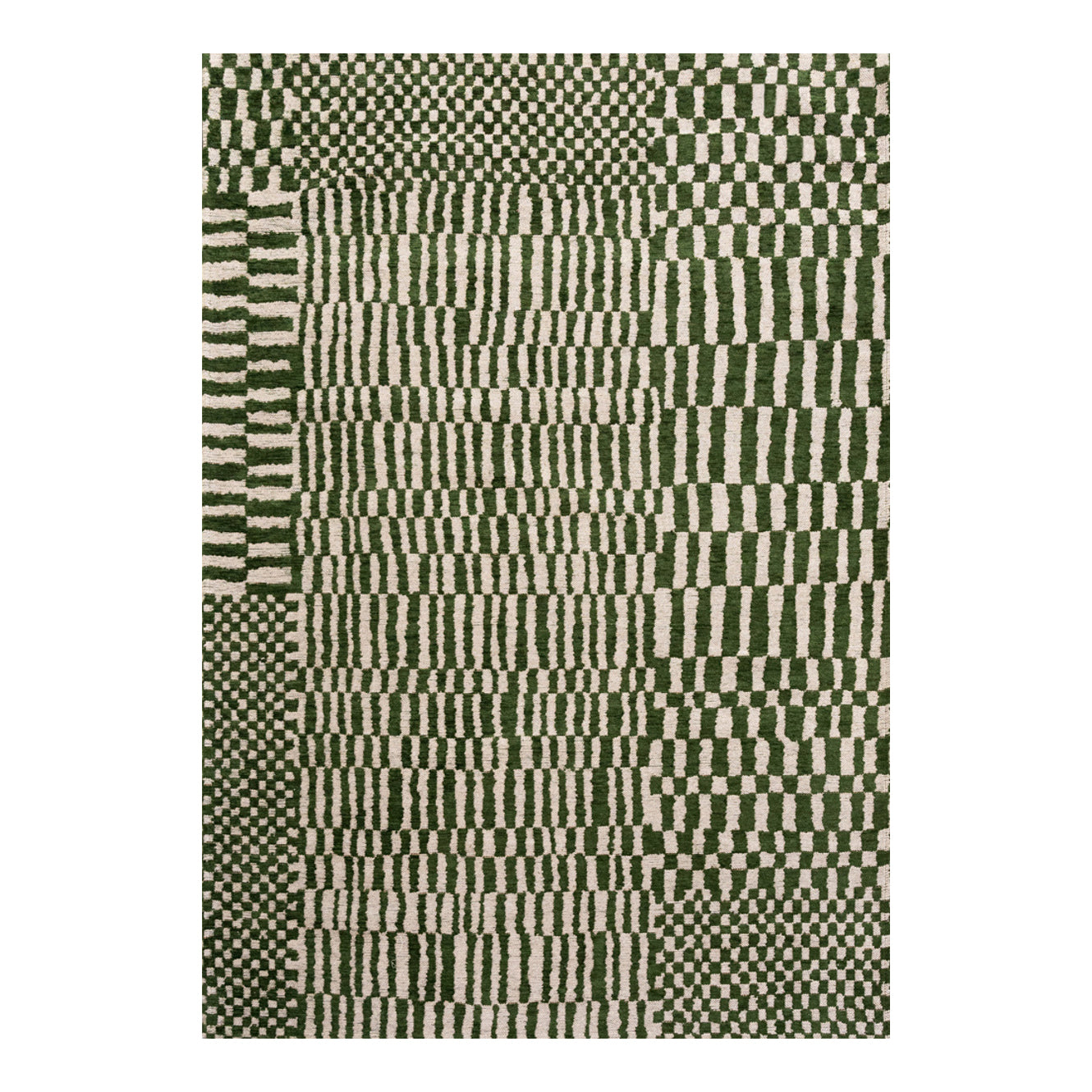 Ecorugs vloerkleed Oasis - groen - 140x200cm