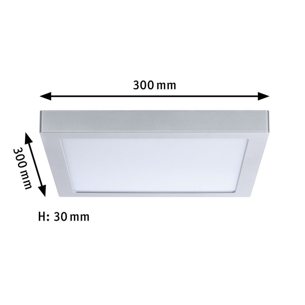 PANEL PAULMANN ATRIA VEGG/TAK LED 300X300MM 22W K