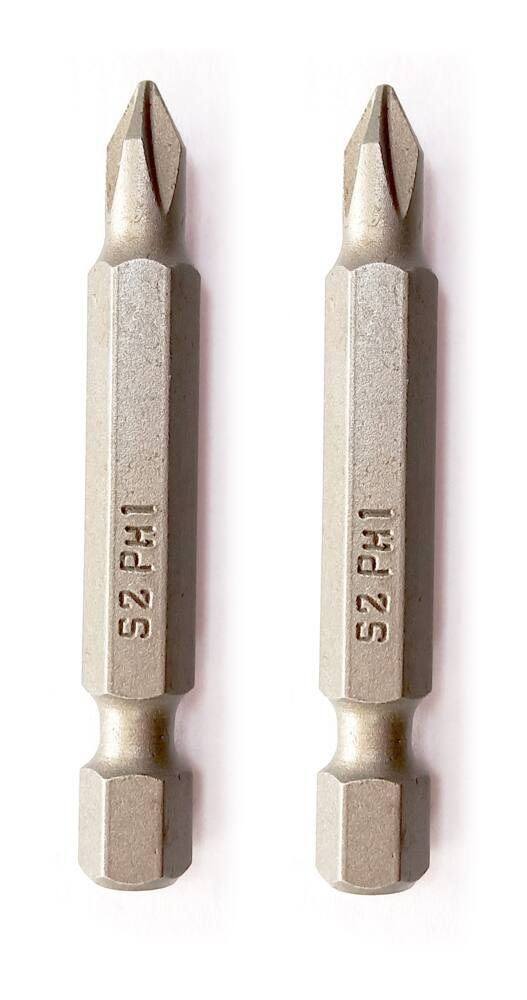 Mastercraft Phillips Screwdriver Bit, 2-in, 2-pk
