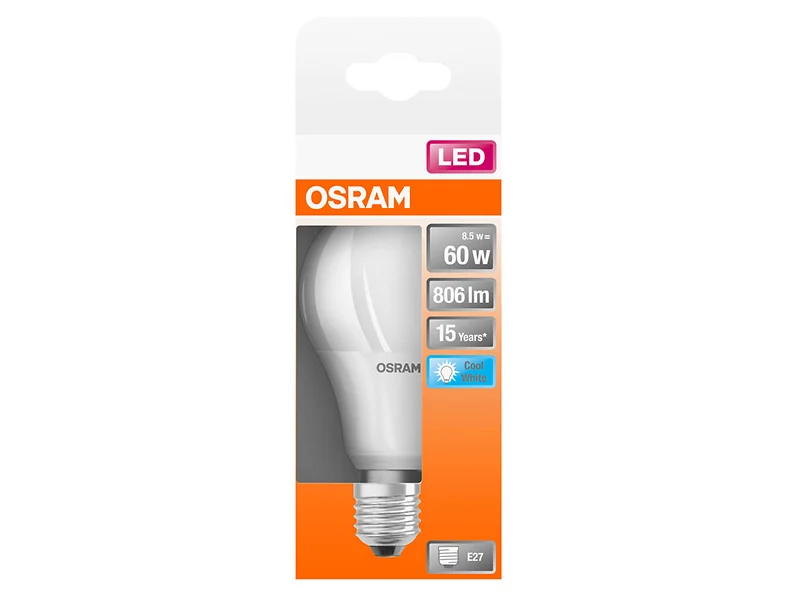 Żarówka LED E27 8,5W Osram z neutralną barwą światła