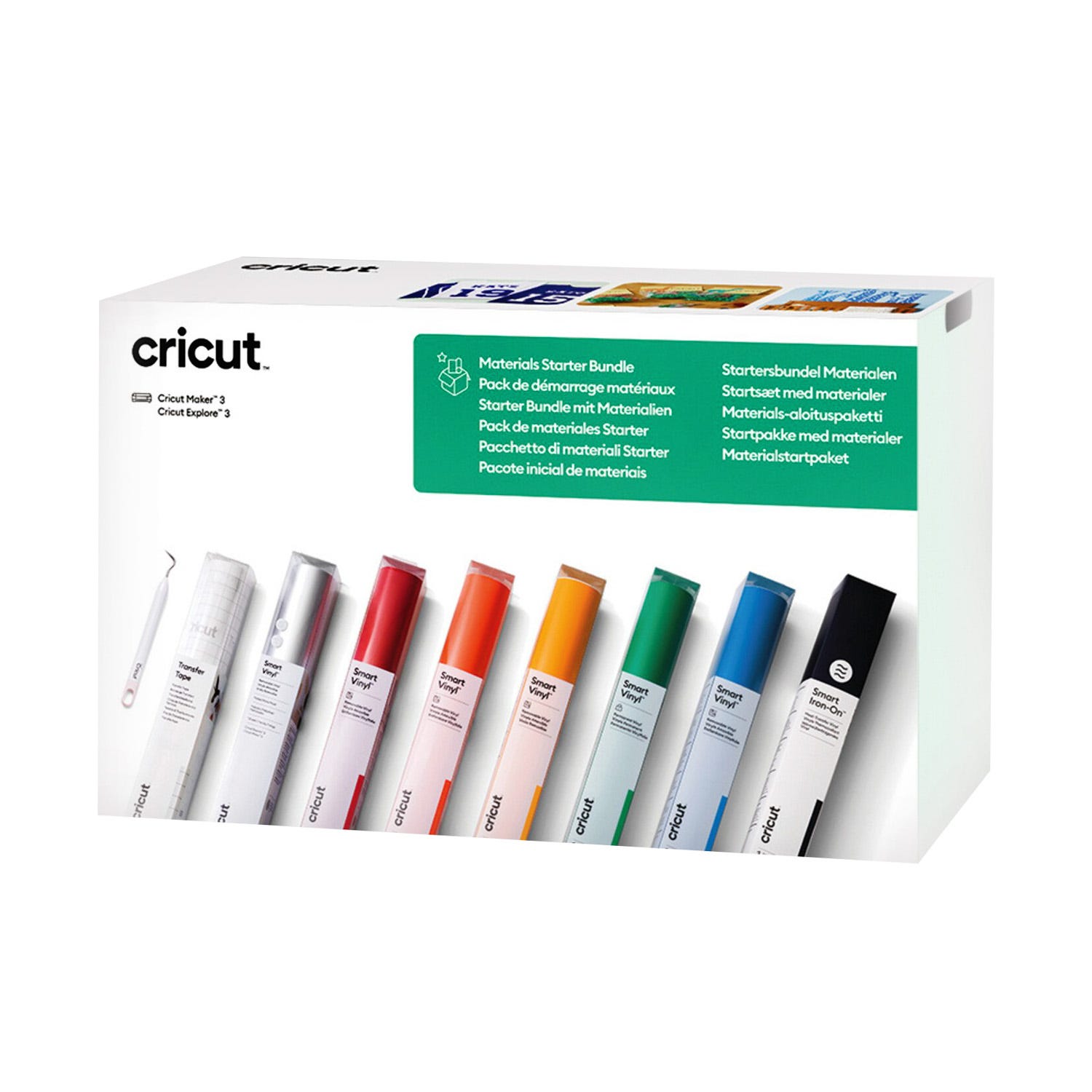 Set 9 accessori e vinili Cricut per macchina da taglio