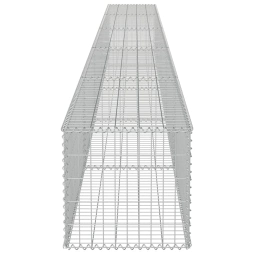 NNEVL Gabion Wall with Covers Galvanised Steel 600x50x50 cm