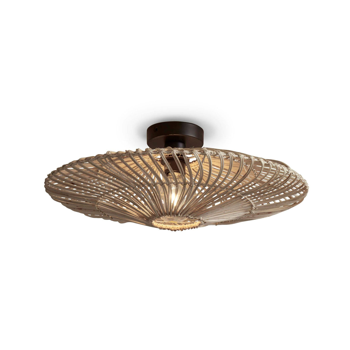 GOOD&MOJO plafonnière Zanzibar - wit - Ø55cm