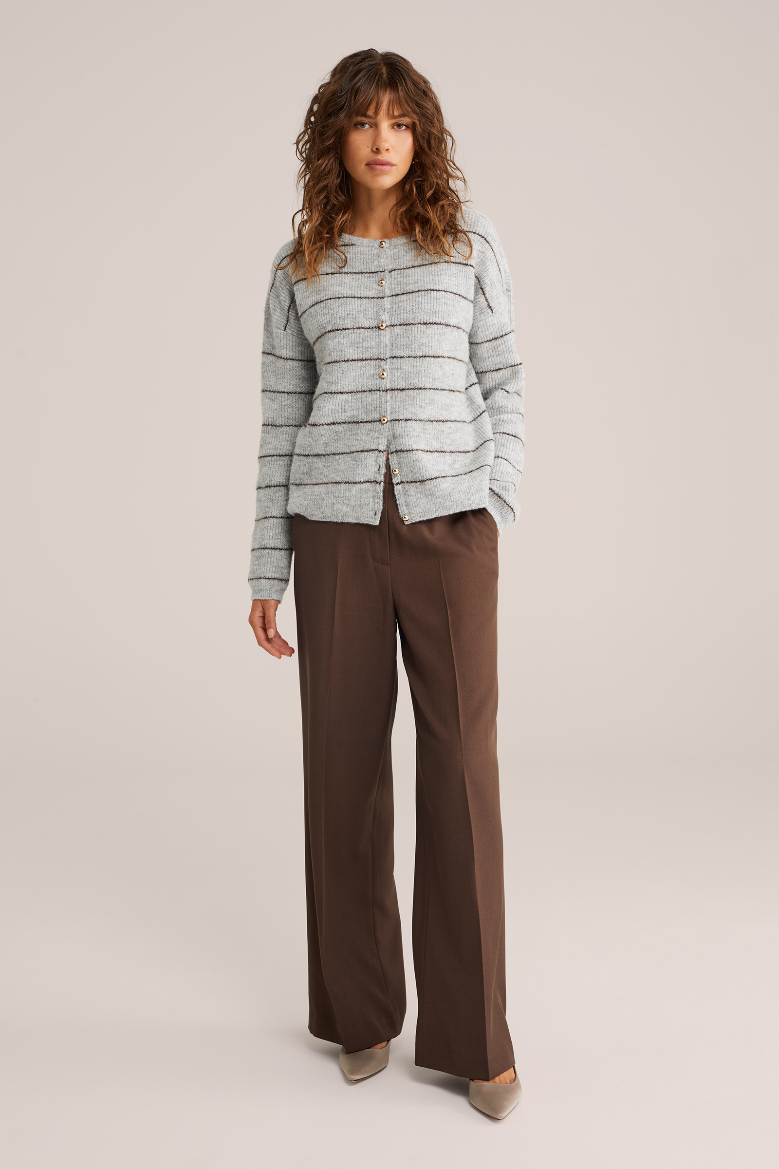 Dames wide leg pantalon