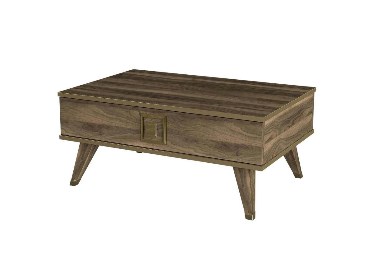 GILTY - GILTY Table basse noyer or