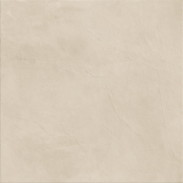 Carrelage effet Enduit Beige Lin 120x120x0,9 cm Mat Calviro - Sol et mur intérieur (vendu par carton de 2,88 m²) - RO'MA CARRELAGE