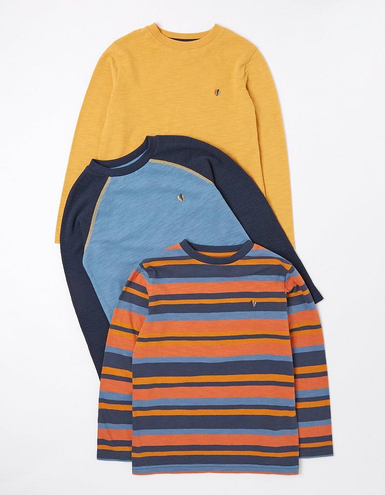 Three Pack Long Sleeve T-Shirts