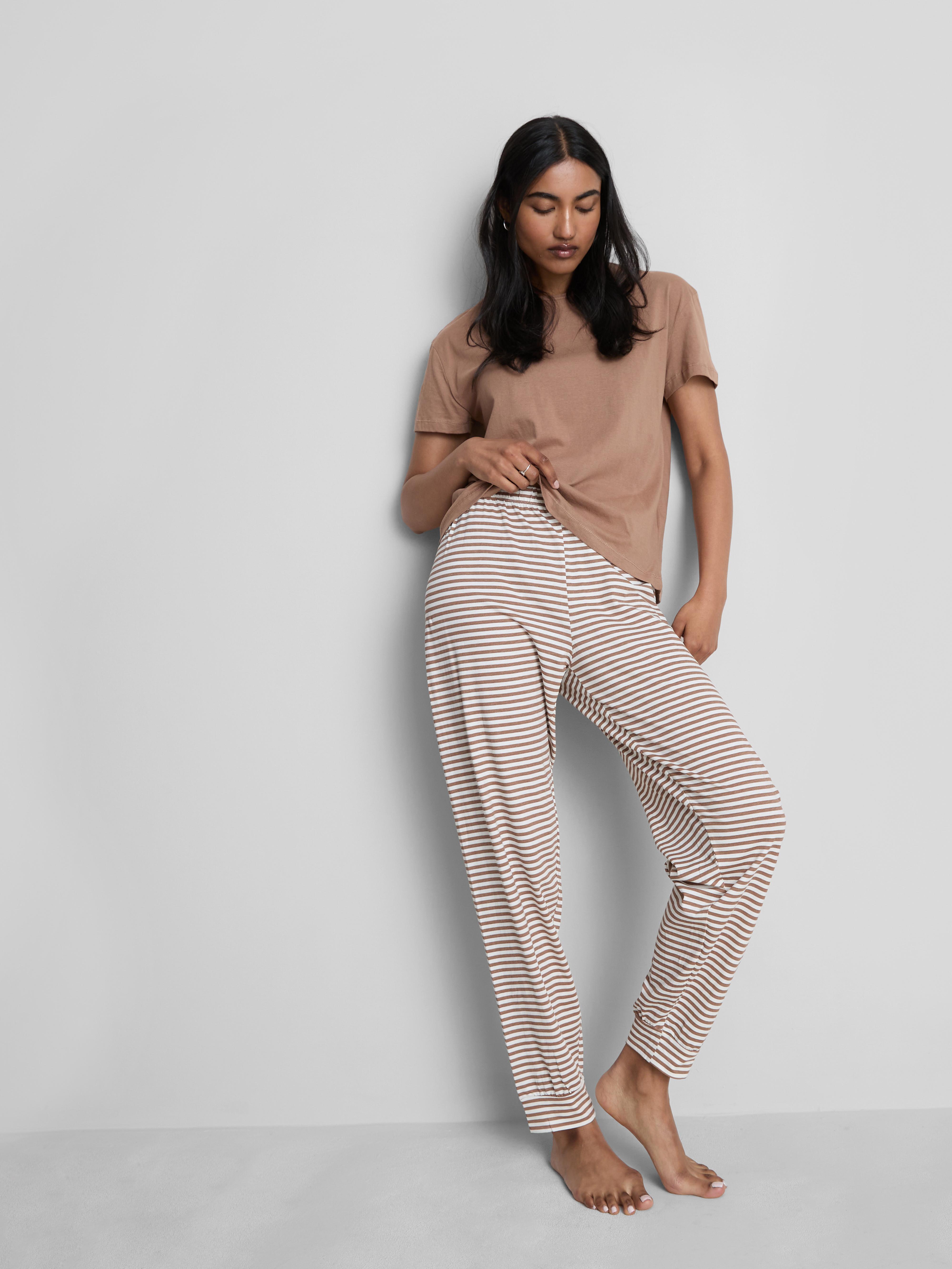 Printed Short-Sleeve Pajama Set