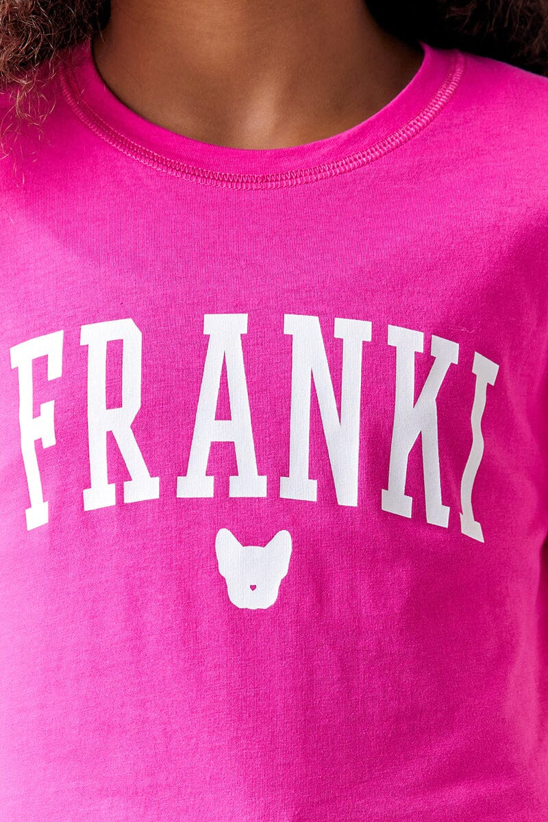 Hello Franki Short Sleeve Logo Tee for girls