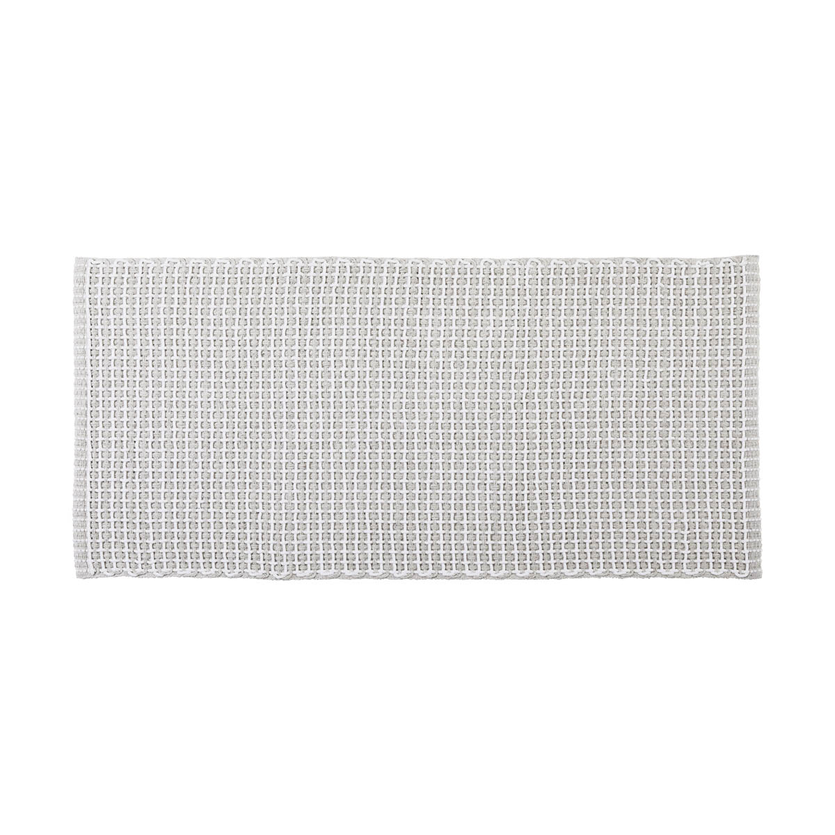 Tapete wc branco em algodão 50x120cm